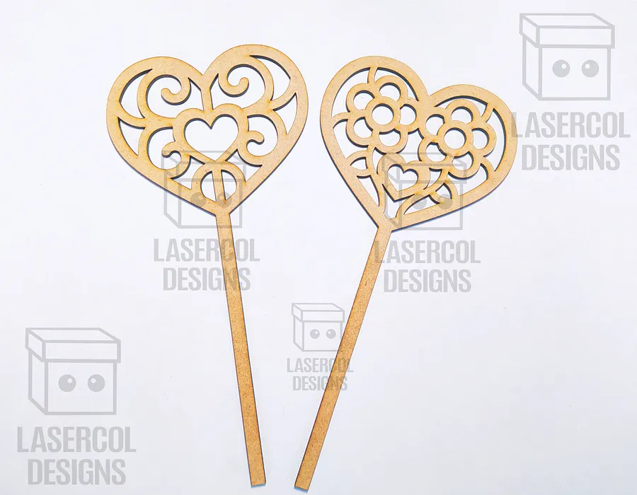 Hearts Set 1 - Laser Cut Files product image (9)