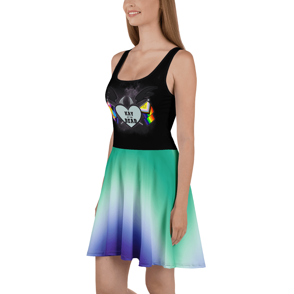 Kay_of_the_Dead Pride Logo Dress With Gay Pride Skirt product image (1)