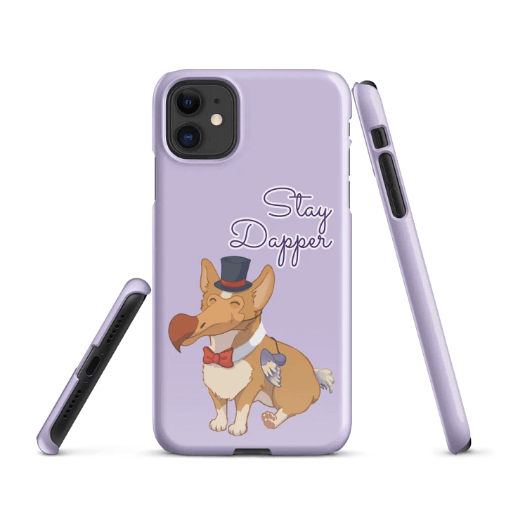 Dapper Dodo in Disguise Snap Case - Fog product image (1)