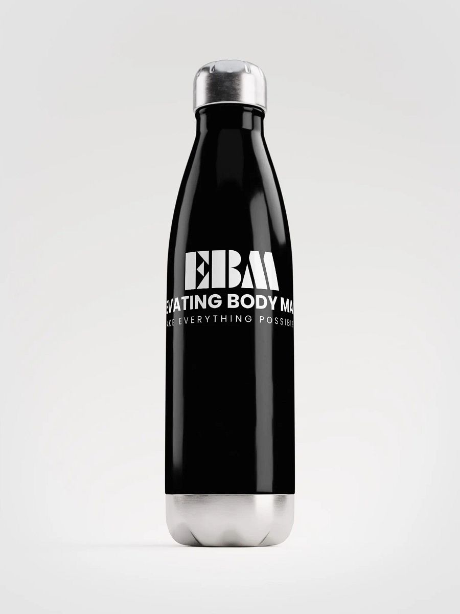 EBM Stainless Steel Water Bottle (Black) product image (1)