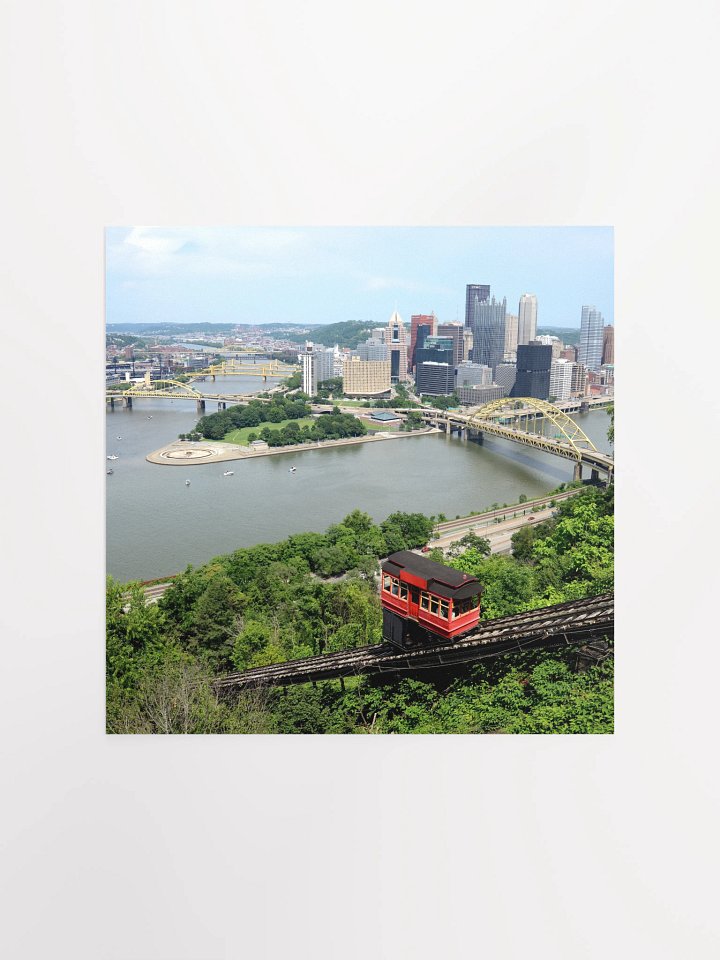 Pittsburgh - Downtown & Duquesne Incline - print/poster product image (1)