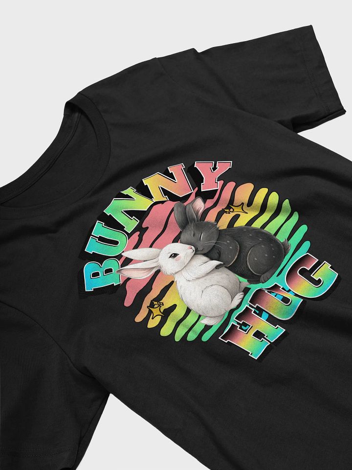 Bunny Hug Rabbit Rainbow Embrace T-Shirt product image (2)
