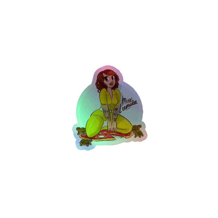 Holographic April Sticker product image (1)