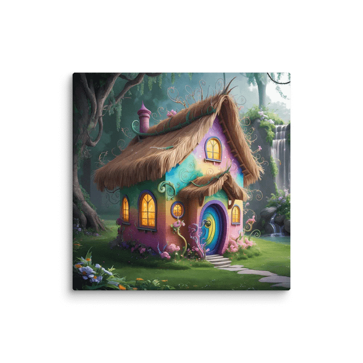 Watercolour Fairy House Art - v9 product image (1)