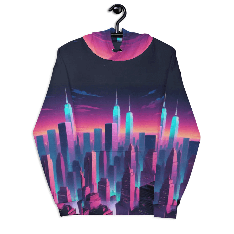 Vaporwave New York City All Over Print Hoodie product image (6)