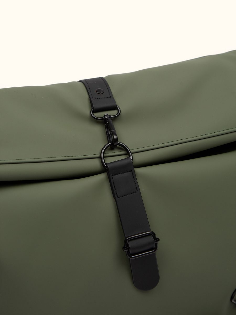 Vegan Matte Leather Messenger Bag product image (8)
