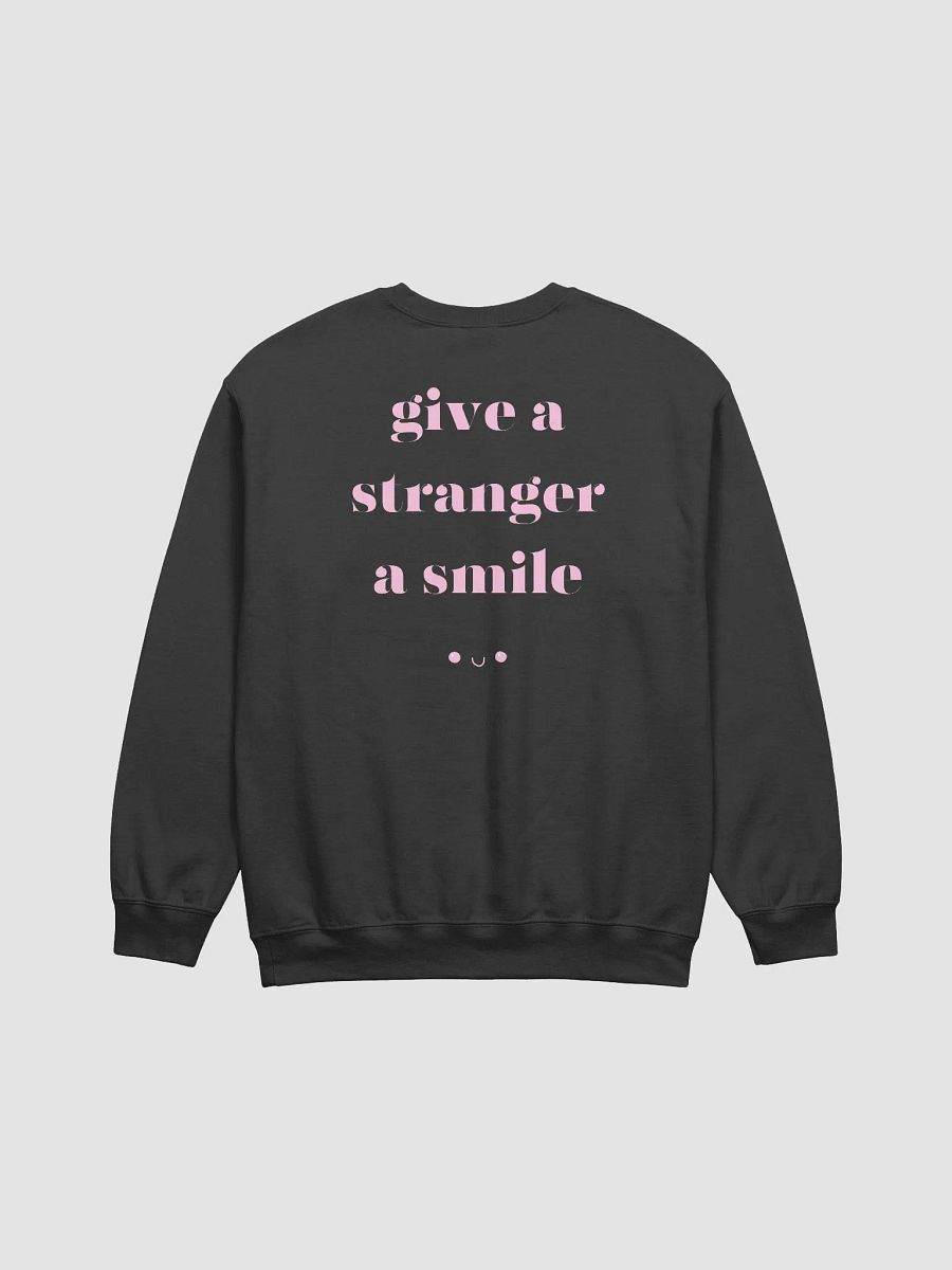 Give a Stranger a Smile Black Sweatshirt product image (4)