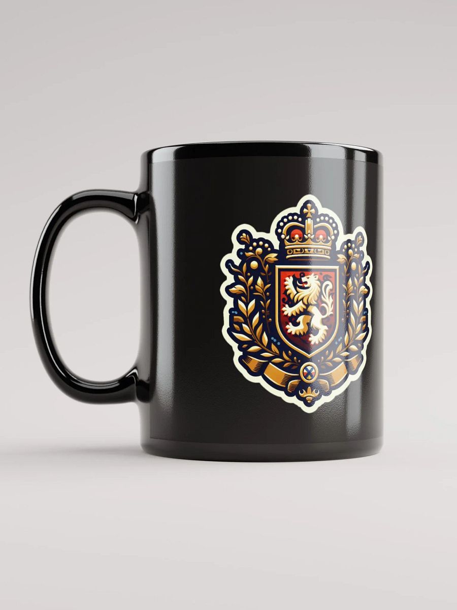 The Habsburgs Regal Emblem Black Glossy Mug product image (11)