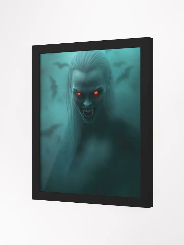 Gothic Vampire Eyes Framed Print product image (12)