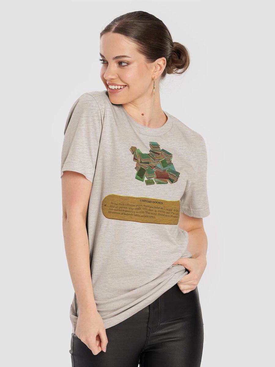 A Monster's Expedition T-Shirt - Pile of Unread Books Exhibit product image (8)