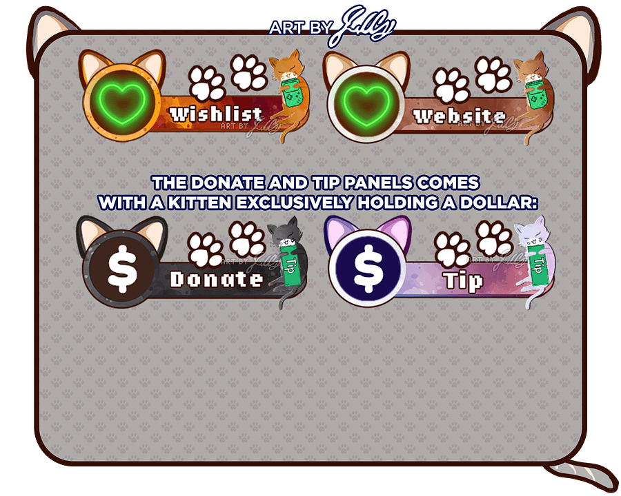 Gaming Kitty Streamer Panels product image (3)