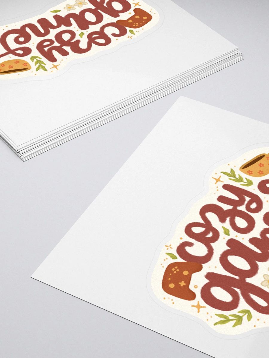 Cozy Gamer Sticker product image (3)