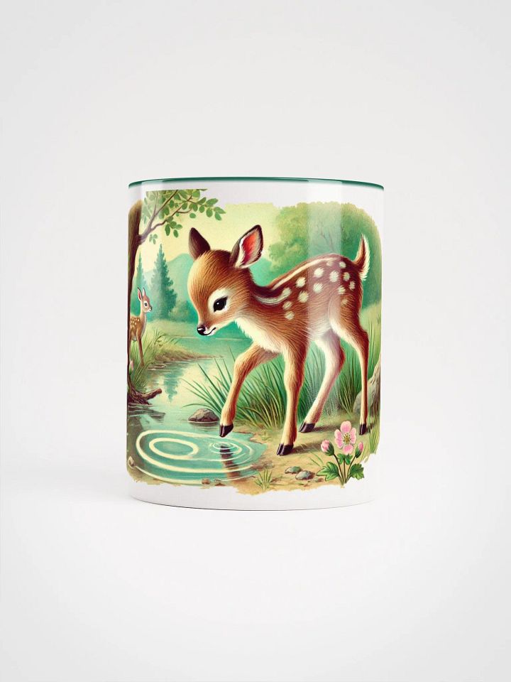 Peaceful Deer at a Stream Colorful Ceramic Mug product image (26)