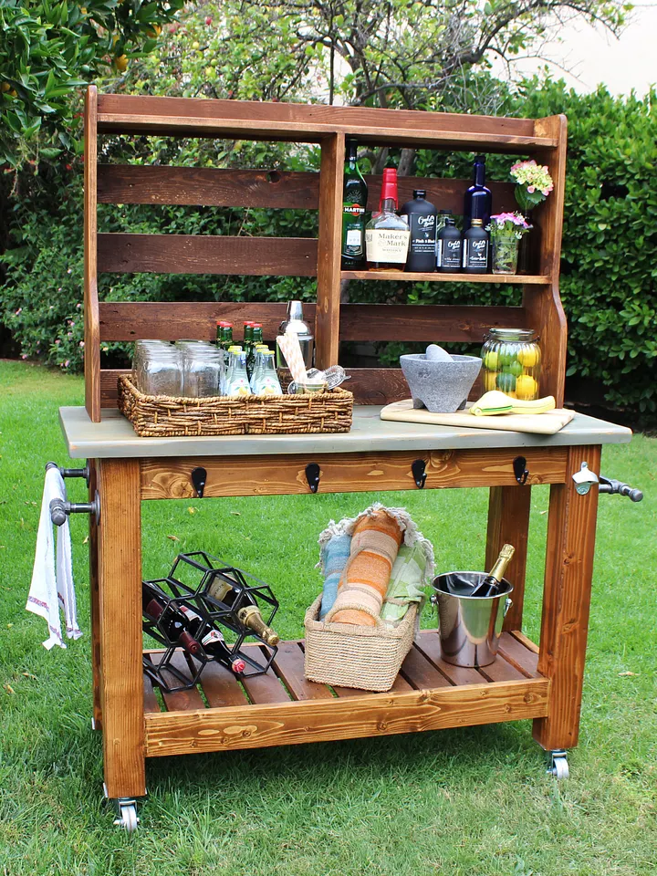DIY Mobile Potting Bench (Bar Cart) product image (2)