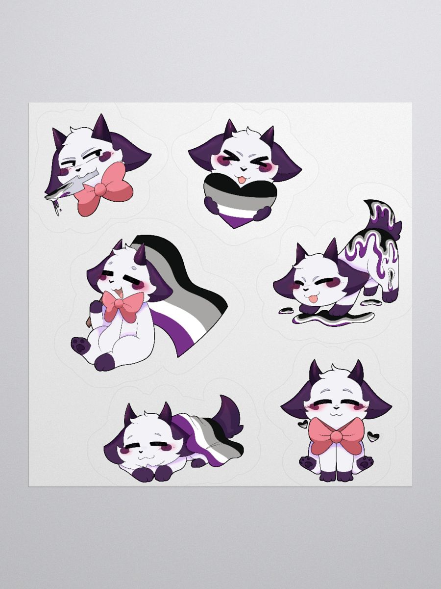 PRIDE/ASexual Sticker sheet product image (1)