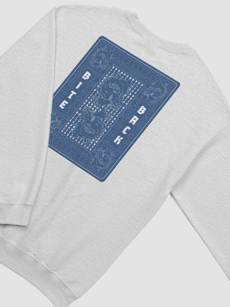 Bite Back blue card crewneck product image (4)
