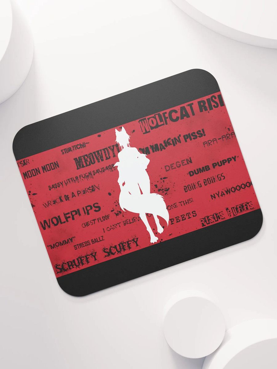 WolfcatRisi Word Wall Mousepad product image (7)