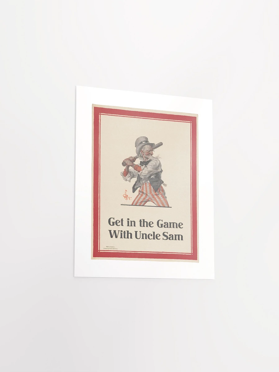 Get in the Game With Uncle Sam By Joseph Christian Leyendecker (1917) - Print product image (3)