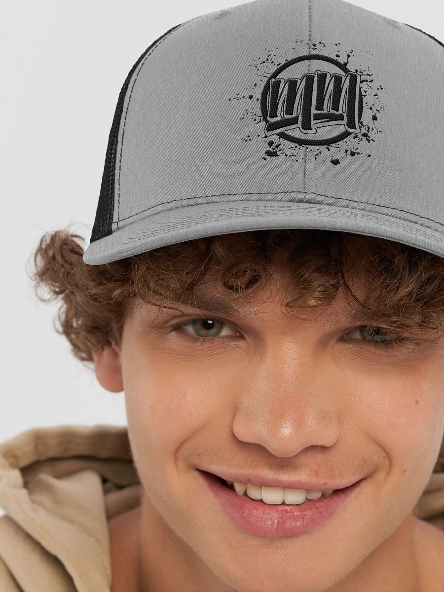 Mr Moist Black Circle Splatter Trucker Hat product image (60)
