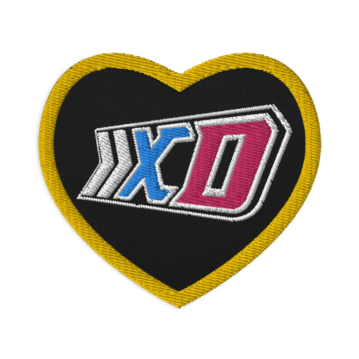 Spin Rhythm XD Short Logo Embroidered Patch - Heart product image (1)