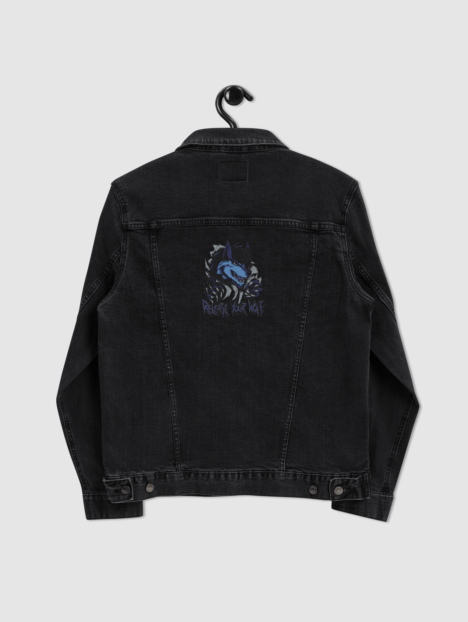 Release Your Wolf Denim Jacket product image (8)