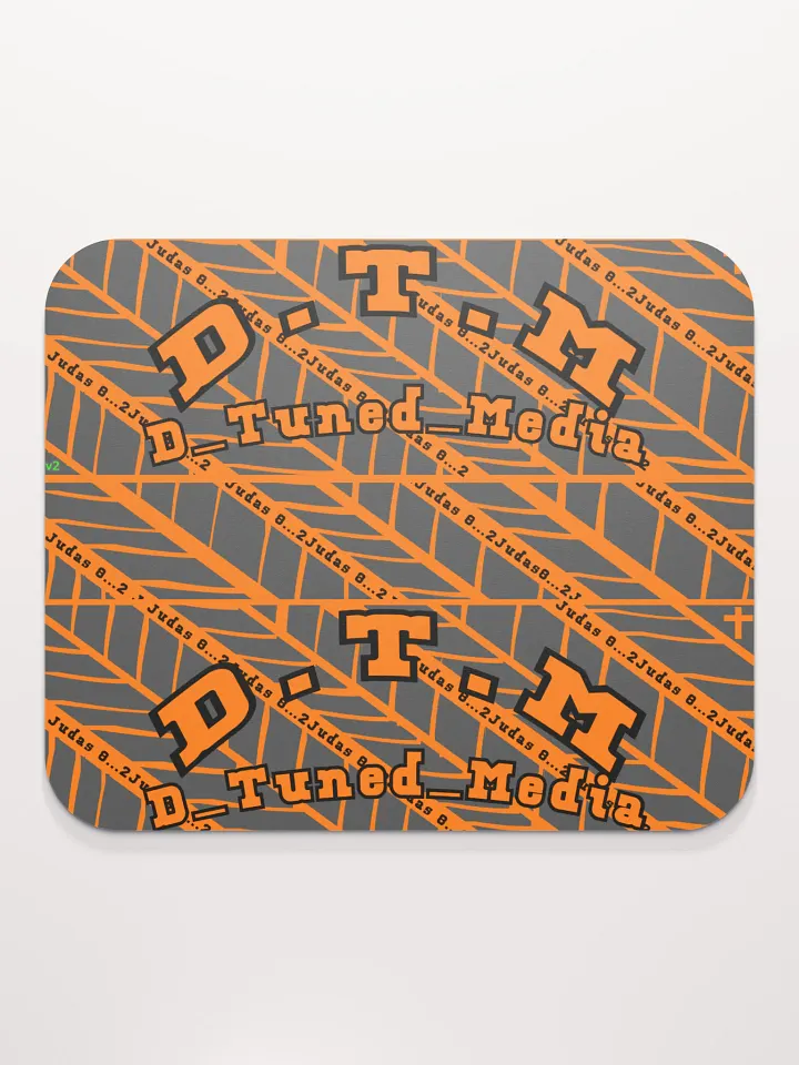 Bold Orange Classic Mouse Pad product image (2)