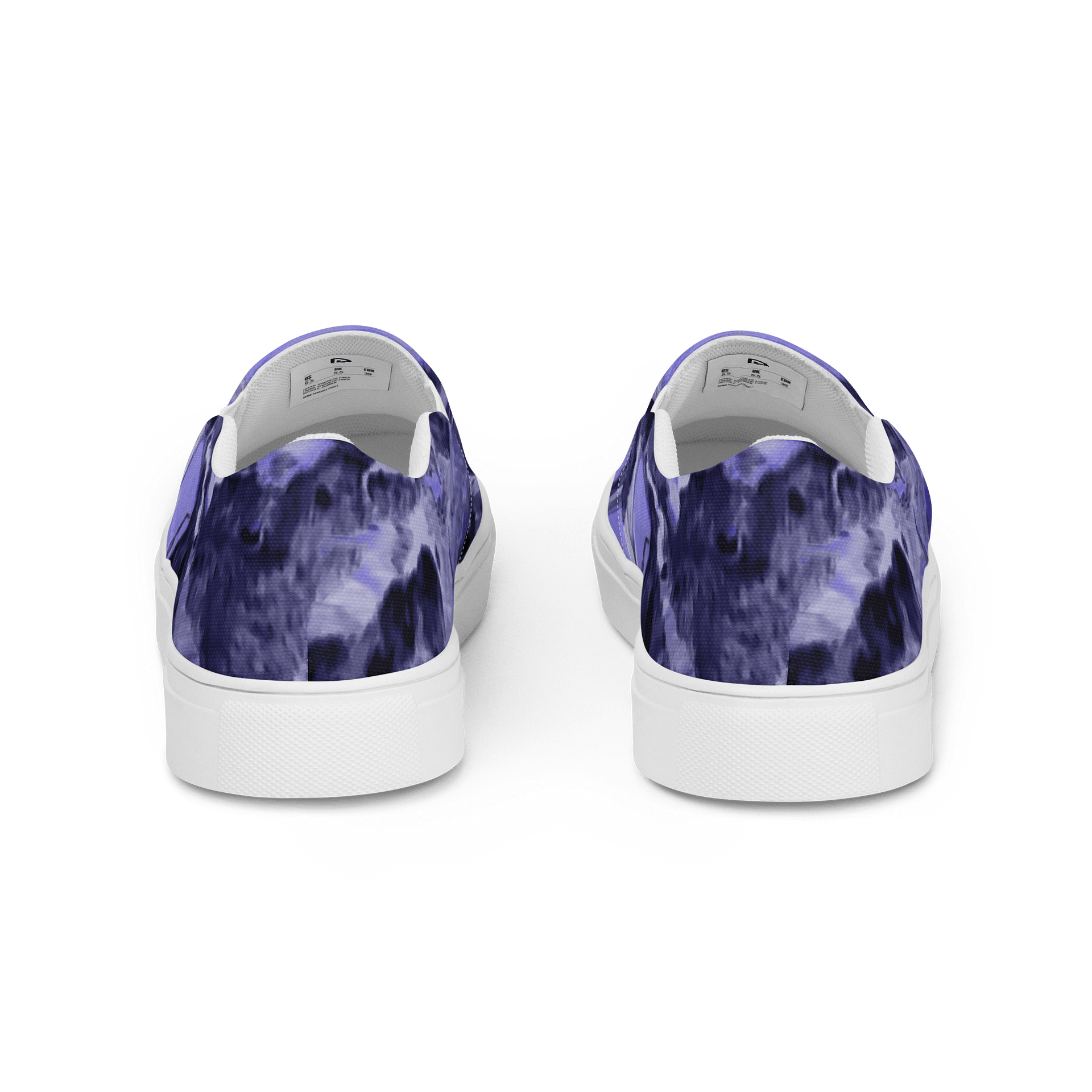 Purple Fluid Art Canvas Shoes product image (4)