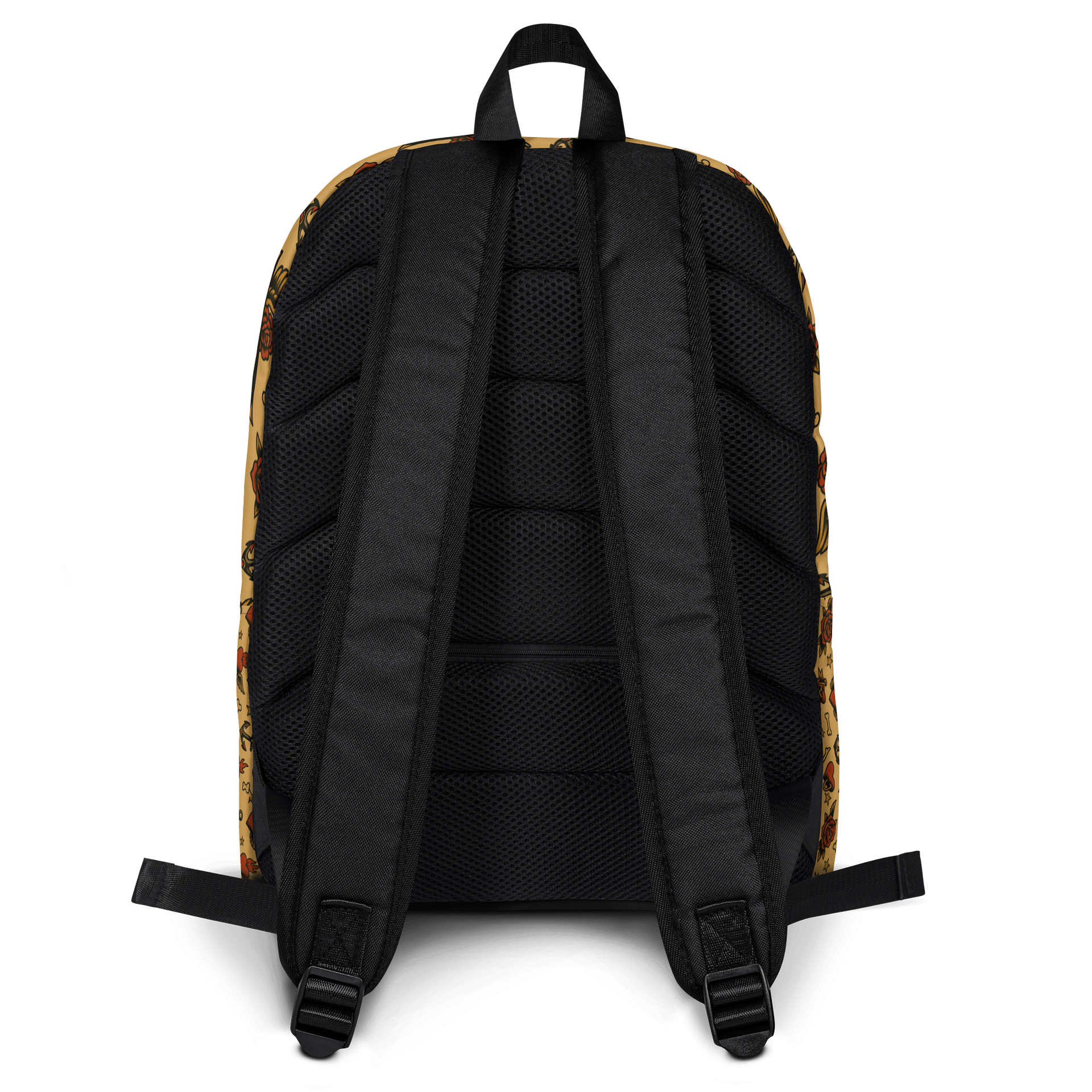 Mel’s Angels Tattoo Flash Logo Backpack – Vintage Chicano Style Travel Gear product image (8)