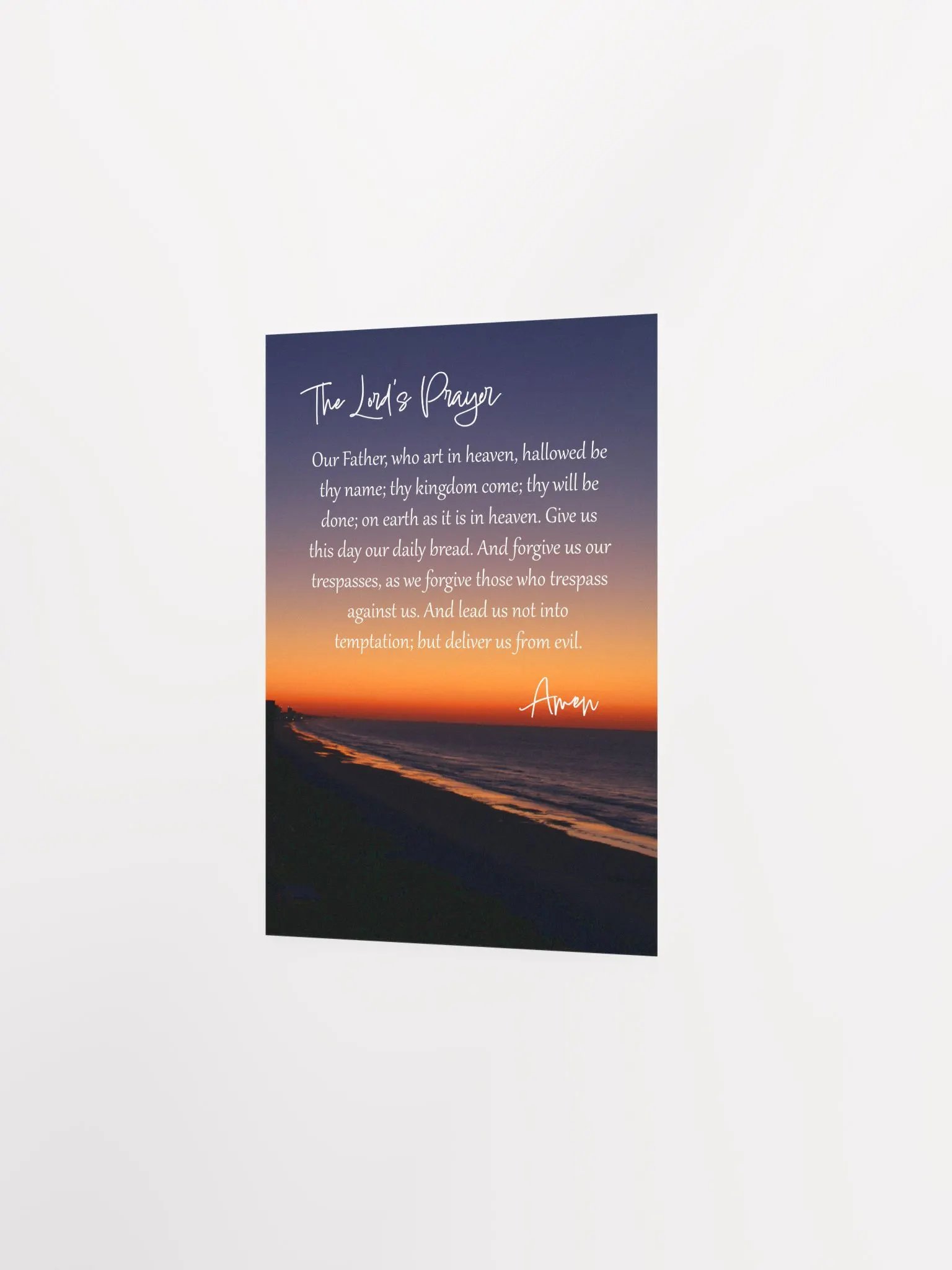 Sunrise Lord's Prayer - Print product image (6)
