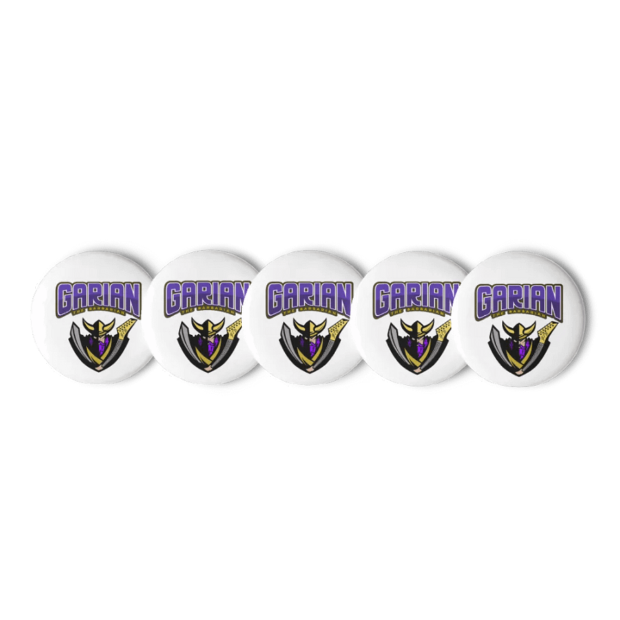 Logo Pins (Set Of 5) product image (1)