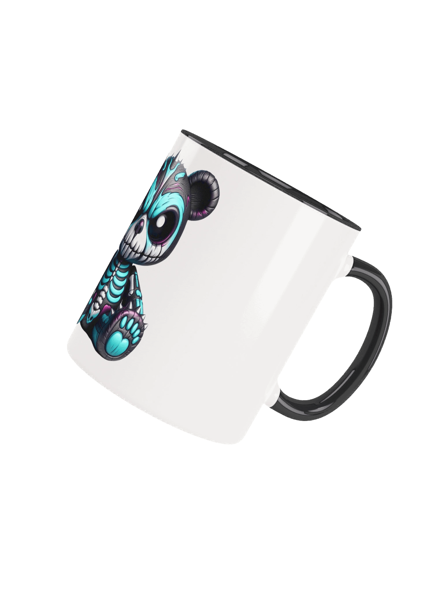 Blue Skeletal Bear Ceramic Mug product image (4)