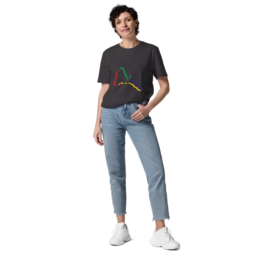 Chromatic Lines Organic Cotton T-Shirt product image (145)