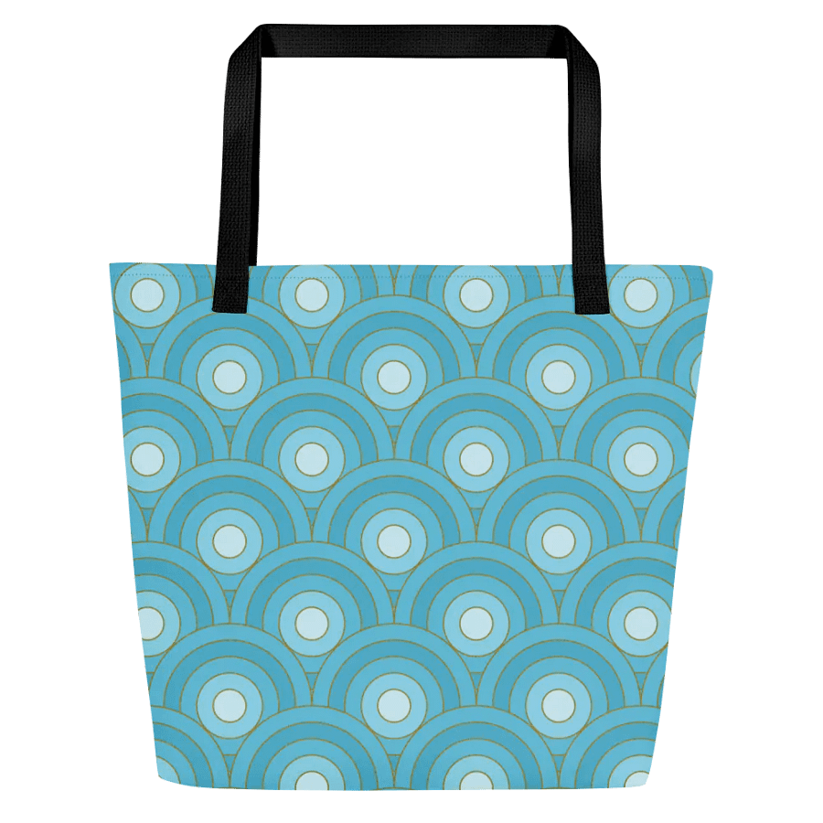 Beautiful Retro Bullseye Pattern All Over Print Tote product image (1)