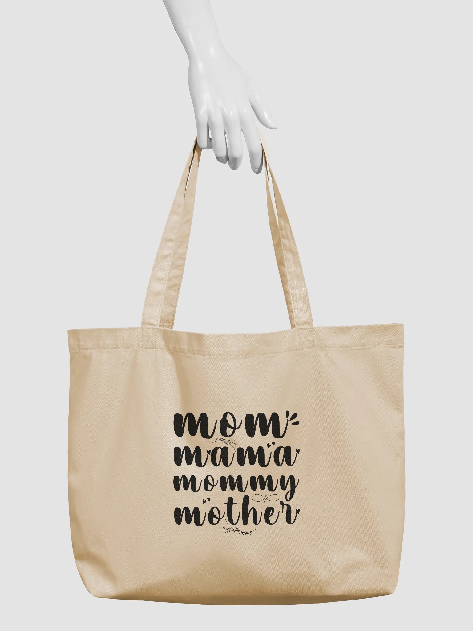Mom, Mama, Mommy, Mothers Day Eco Tote Bag. product image (4)