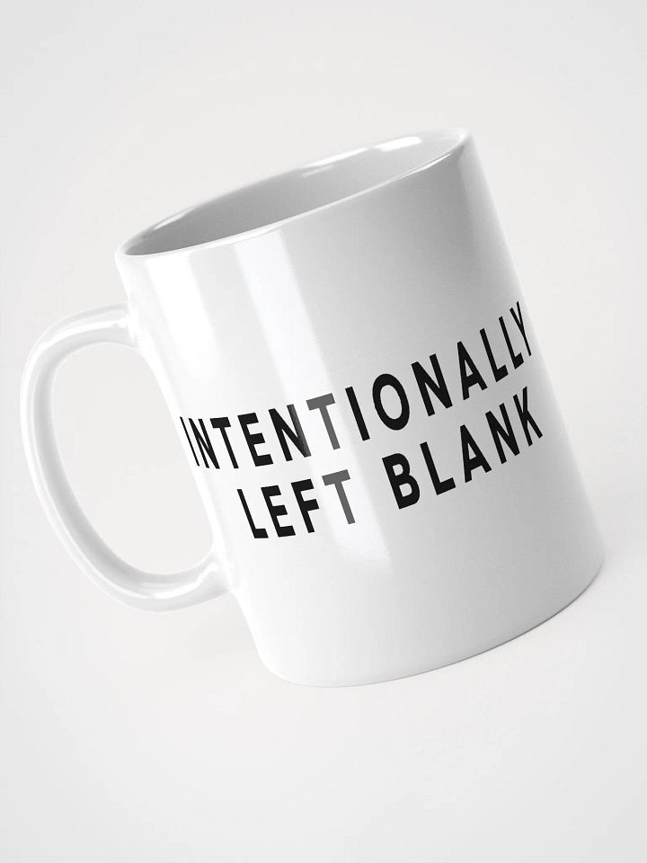INTENTIONALLY LEFT BLANK - MUG product image (1)