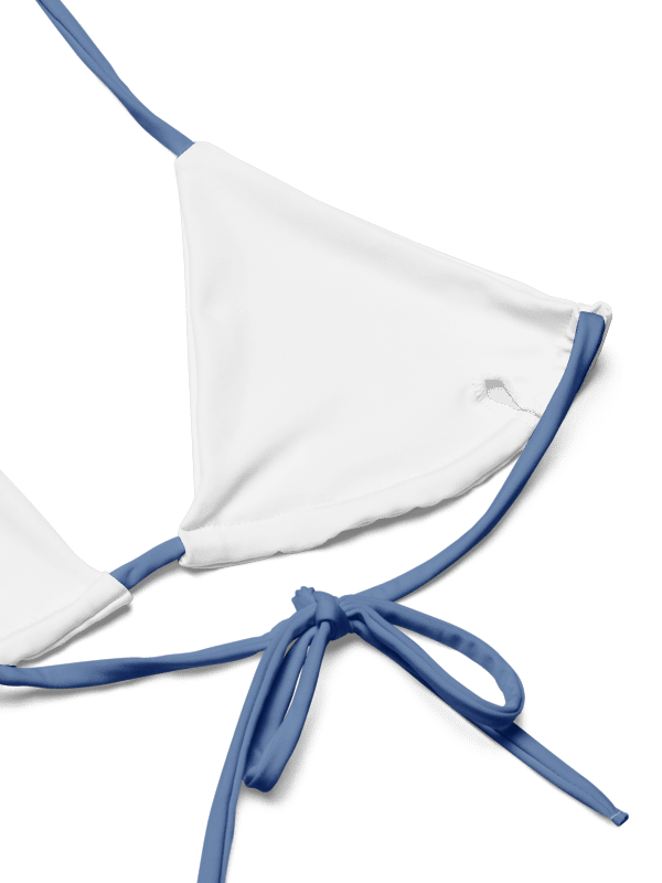 Low Rise Cheeky String Bikini, Light Blue Bottoms product image (7)