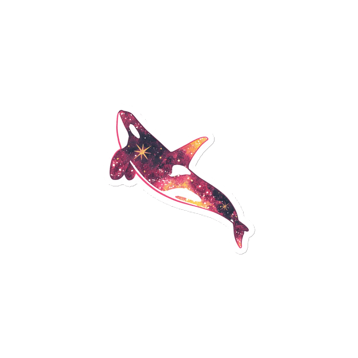 Galaxy Orca - Red Variation Magnet product image (2)