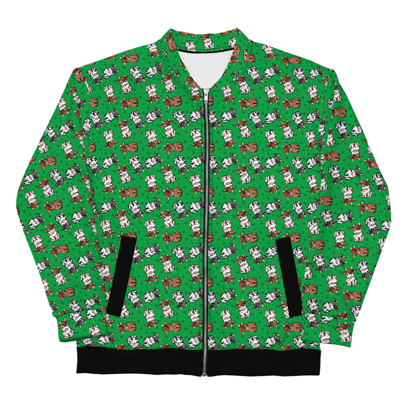 Ditsy Cows Bomber Jacket product image (5)