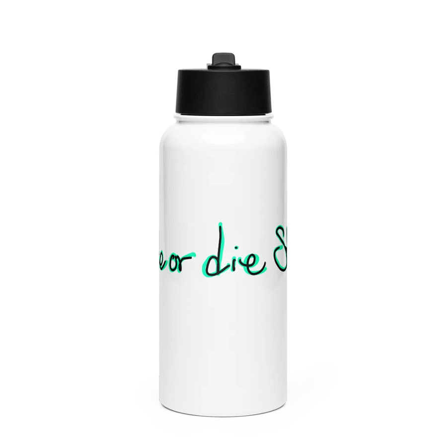 Hydrate or Die Straight Stainless Steel Bottle product image (1)