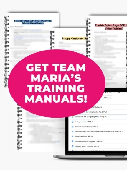 Team Maria’s Unedited & Uncensored Training Manuals product image (1)