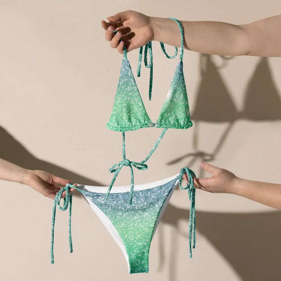 Glitter Unicorn Texture Design String Bikini (8) product image (7)