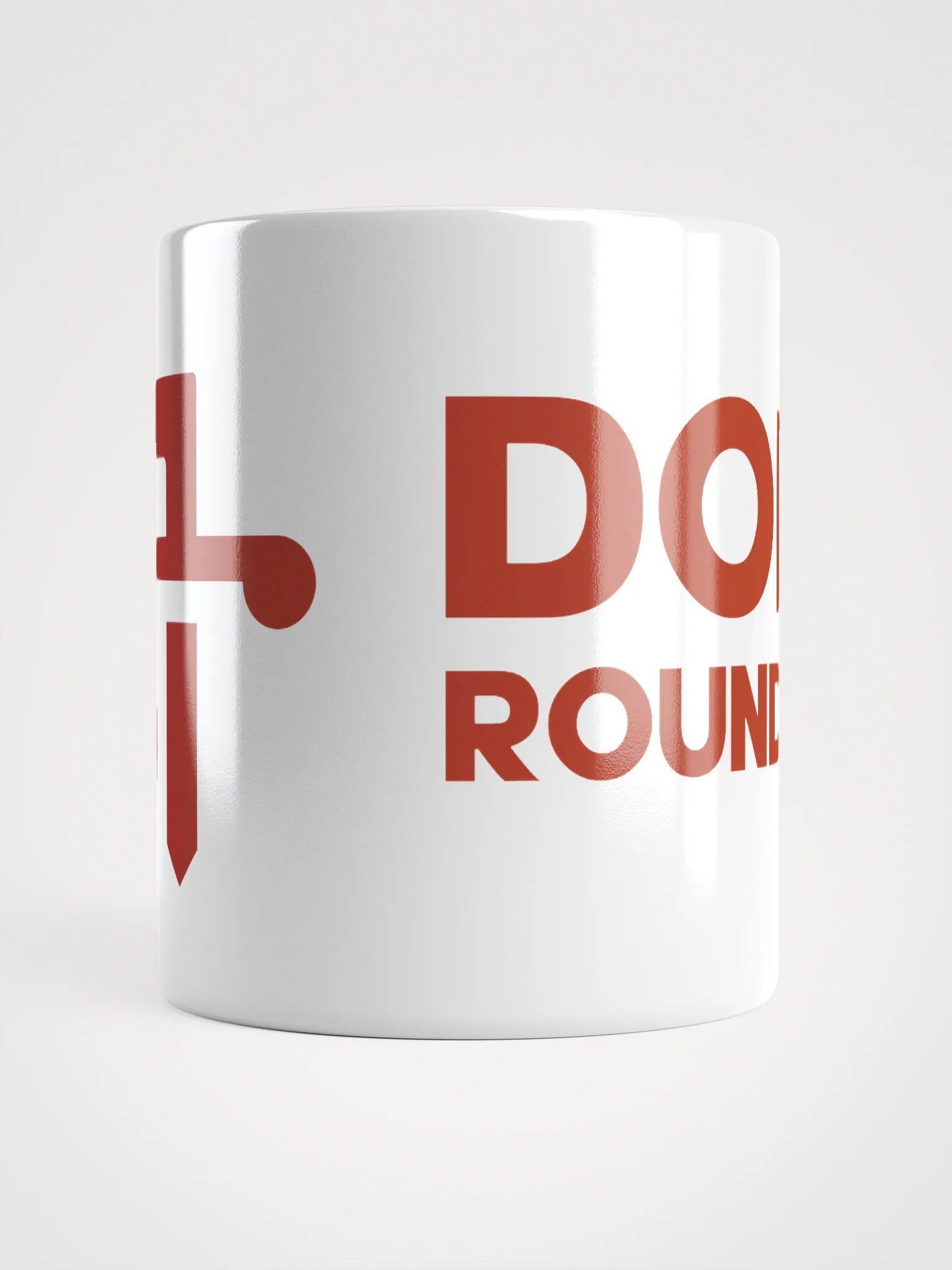 Dom's Roundtable White Glossy Mug product image (5)