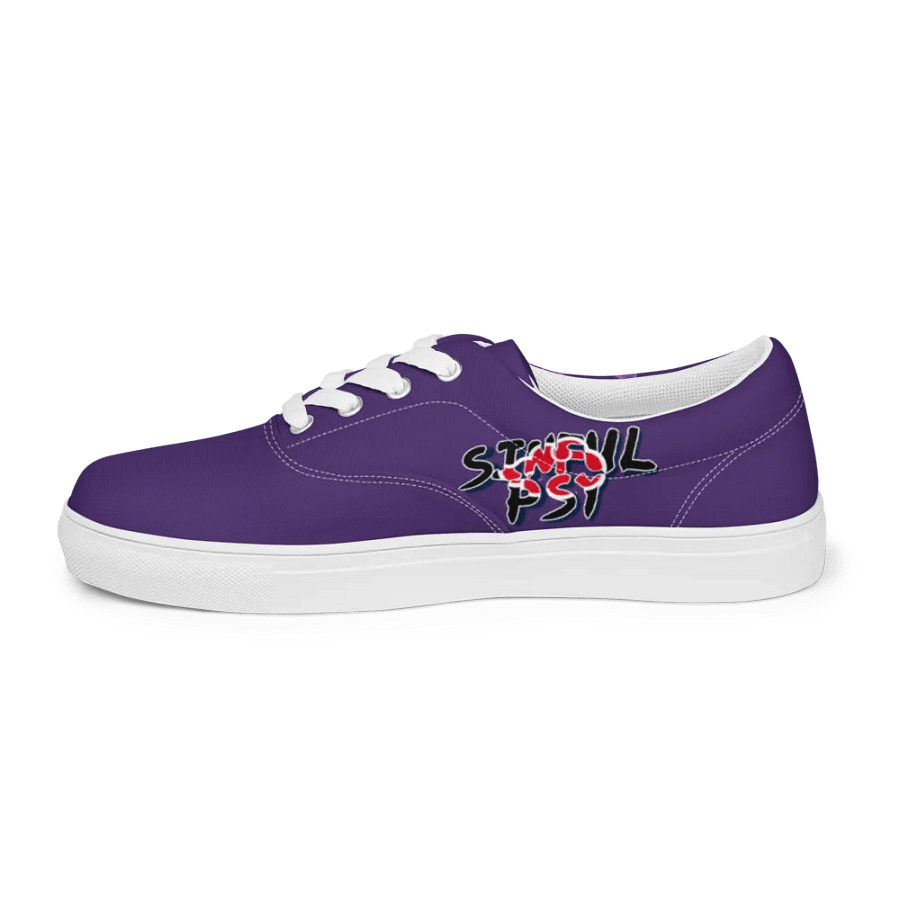 Gengar X Itachi Men's Lace-Up Canvas Shoes product image (4)