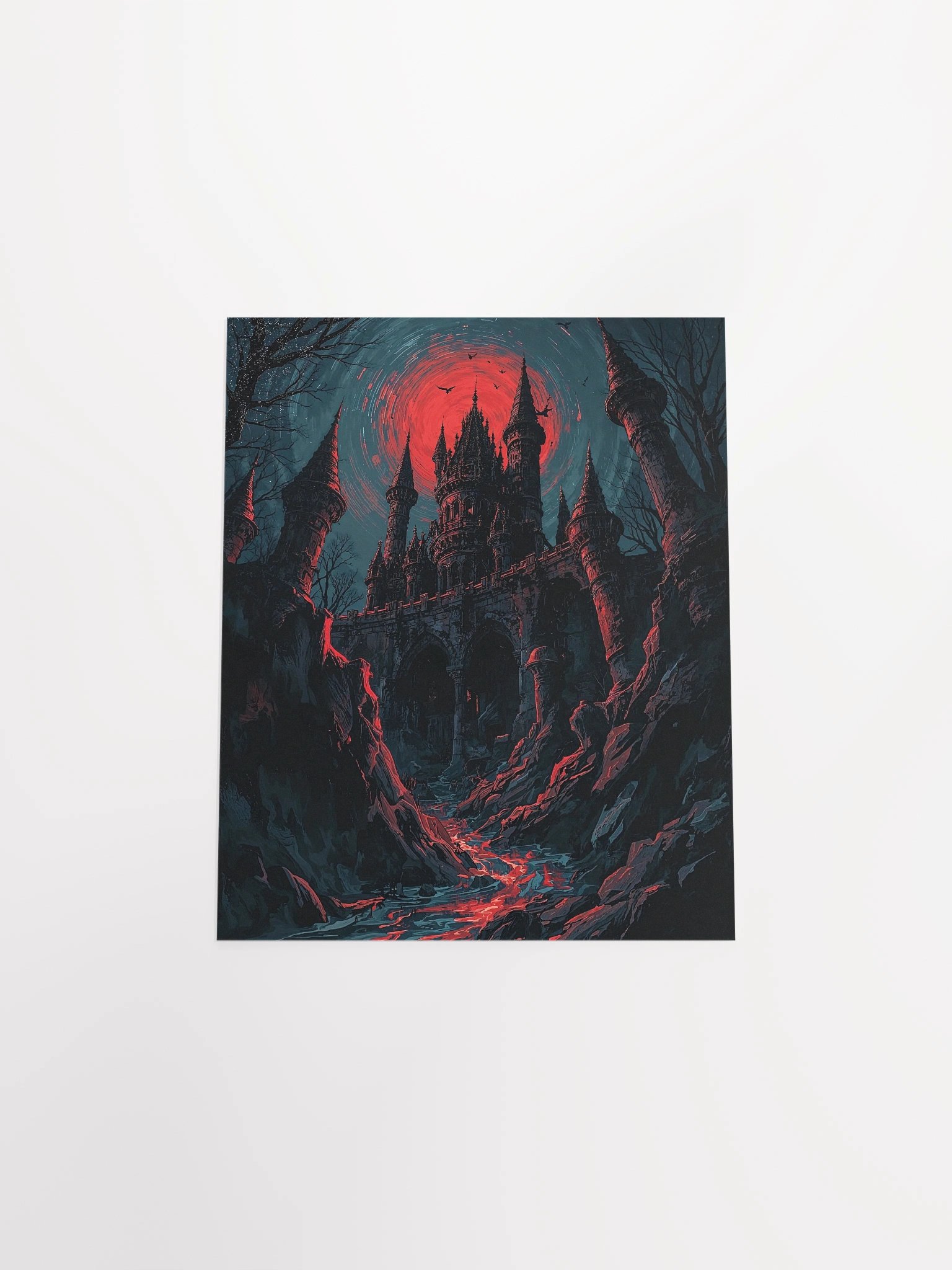 The Blood Moon Citadel Matte Poster product image (28)