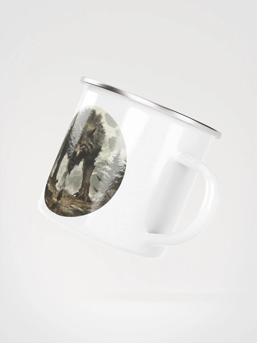Fenrir - The Monstrous Wolf of Norse Mythology Enamel Mug product image (3)