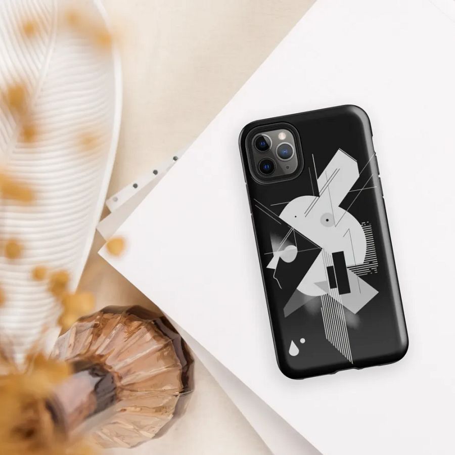 Abstract Persona 002 (Black) (Iphone Tough Case) product image (5)