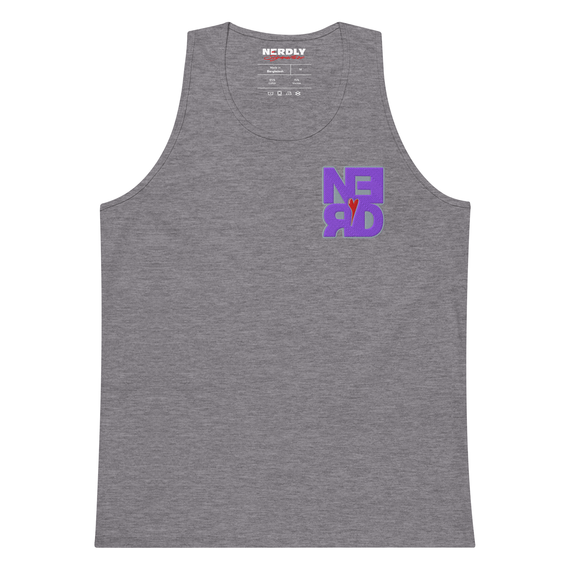 Nerd Heart Embroidered Tank (Streamer Edition) product image (3)