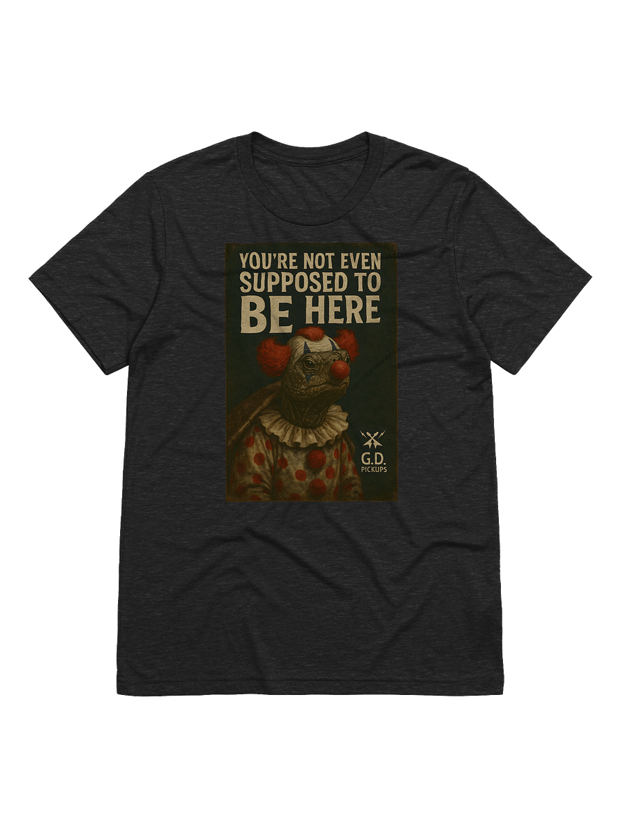 LIMITED EDITION: G.D. Pickups “Clown Turtle” Artwork Short Sleeve Tri-Blend product image (2)