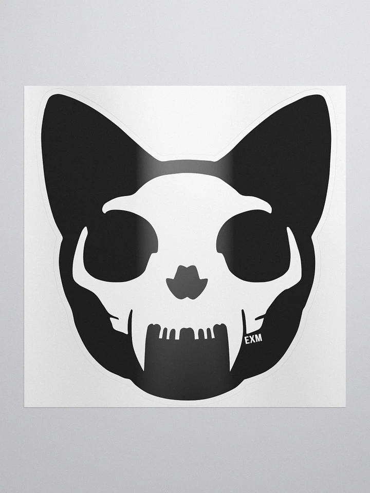 Cat Skull Sticker product image (1)