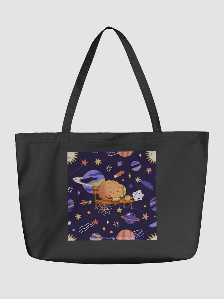 Stellar Vibes - Cosmic Kawaii Animals Organic Cotton Tote Bag (Doubled-Sided Print) product image (1)